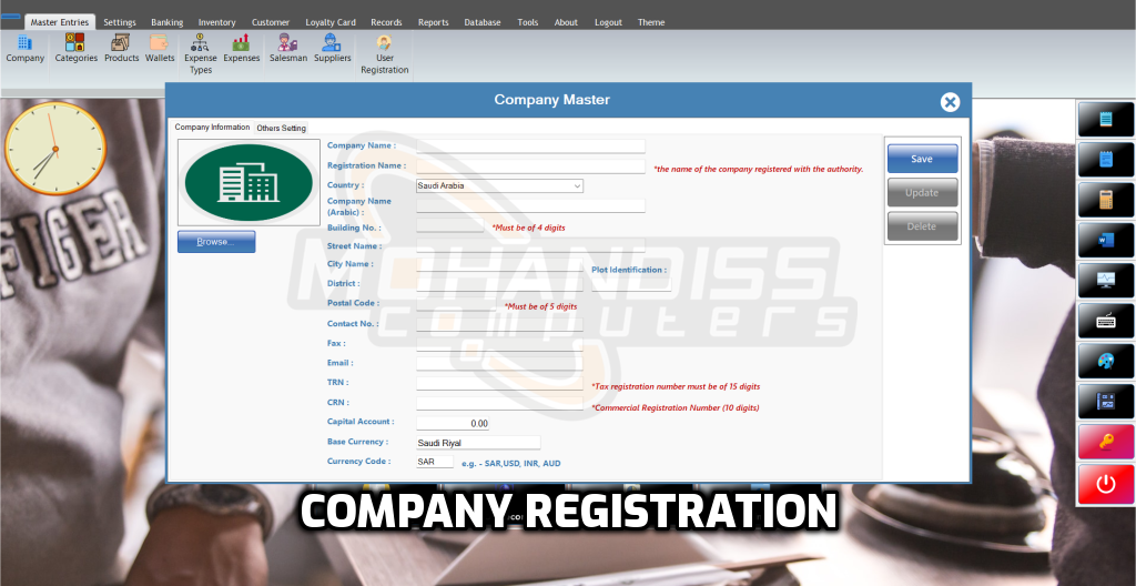 1- Company Registration