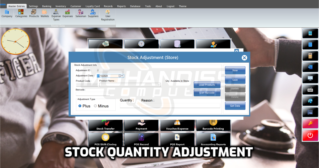 24- Stock Quantity Adjustment