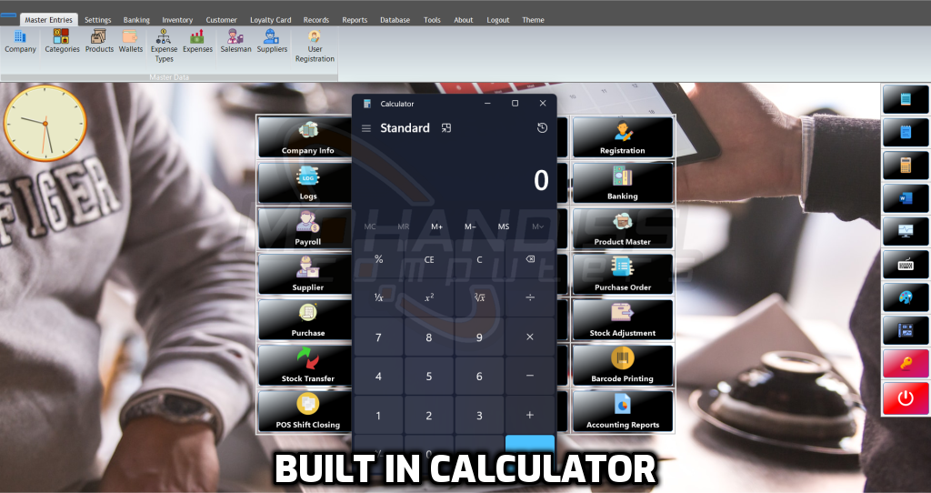 32- Built in Calculator