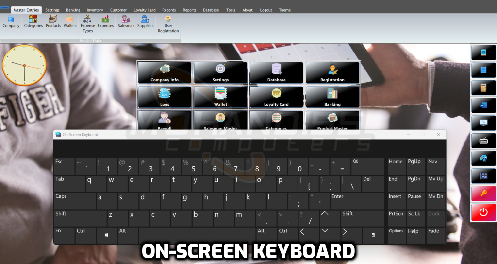 34- On Screen Keyboard